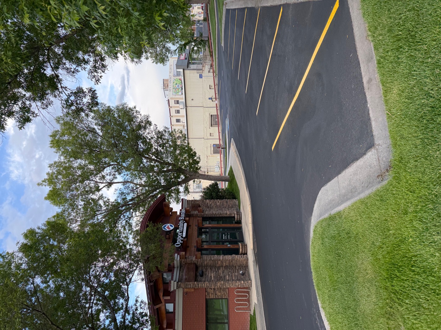 Parking lot striping Helena MT — Parking Lot Striping project example